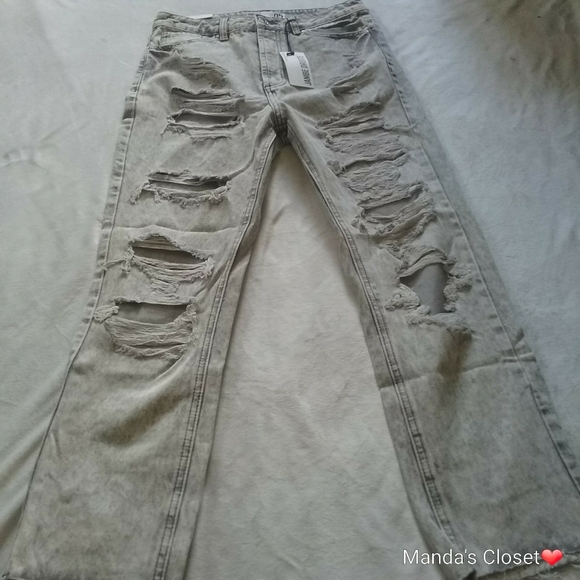 NWT Refuge Denim Distressed Jeans - Picture 3 of 16